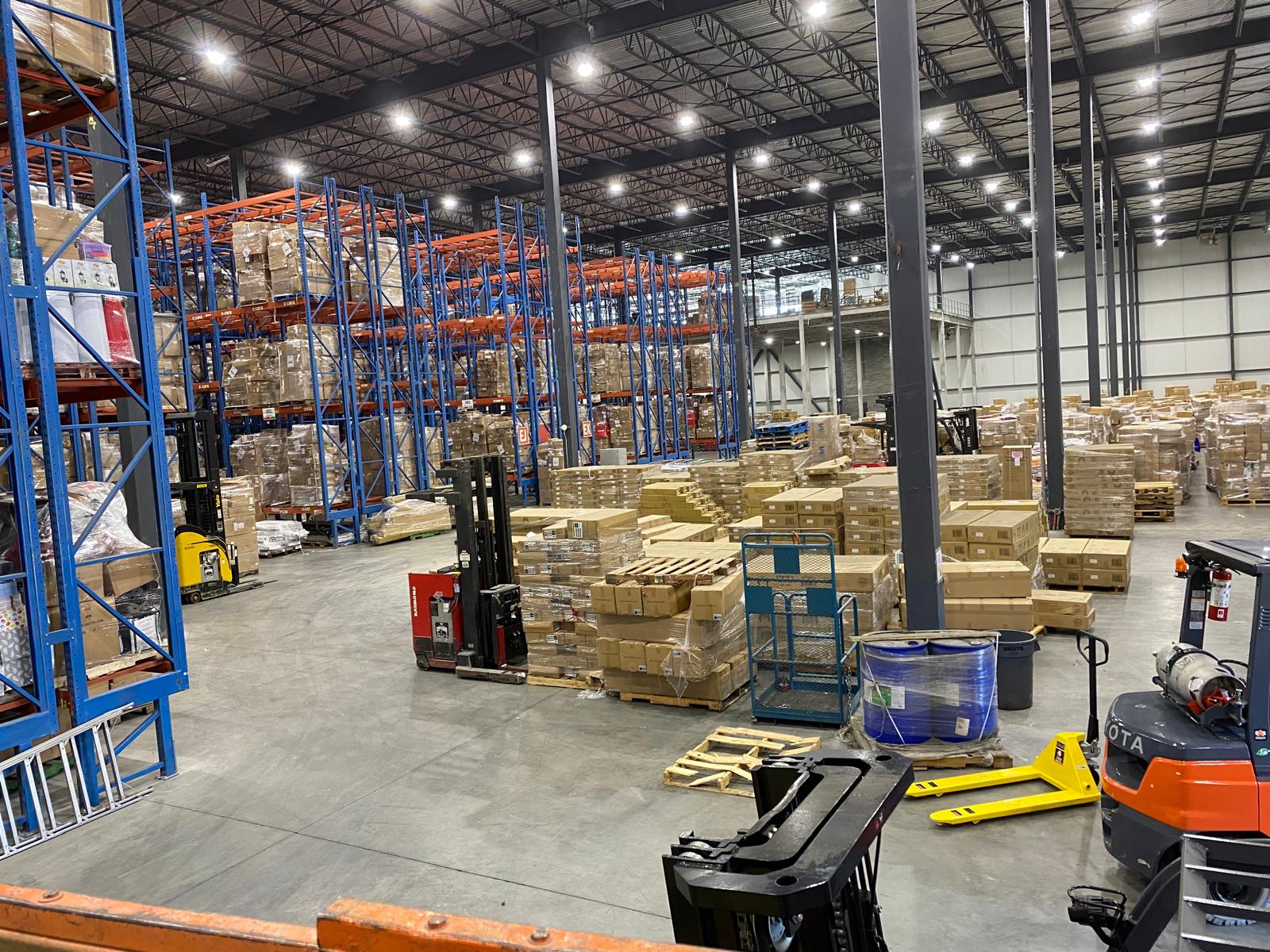 Éclairage industrial